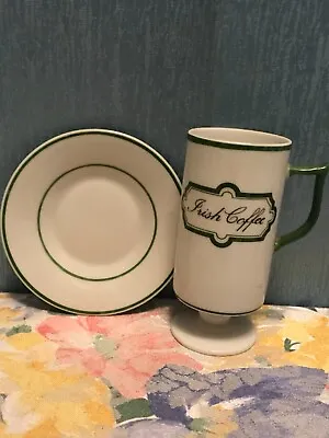 Buy 4x Vintage Irish Coffee Japan Knobler Cup & Plate Set • 8.60£