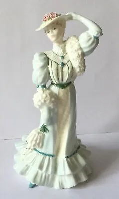 Buy Coalport Figurine ~ Beatrice At The Garden Party ~ Perfect 8.5” • 15£