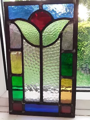 Buy Stained Glass Panel Sun Catcher Window • 120£