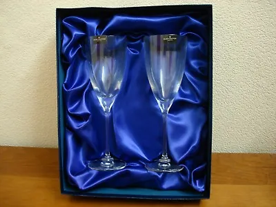Buy Vintage Dartington  Handmade Crystal Wine Glasses - Presentation Box • 14£