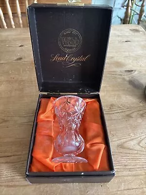 Buy Webb Continental Hand Cut Lead Crystal Vase Boxed • 0.99£