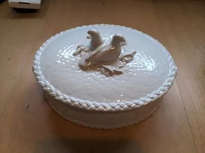 Buy White Vintage ROYAL WORCESTER Gourmet Oven China CASSEROLE DISH PIE  Dove • 7.99£