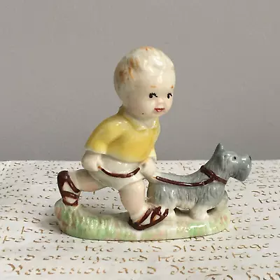 Buy Vintage WADE Mabel Lucie Attwell Dog Walkers 'Sam' Figurine Circa 1959 • 20£