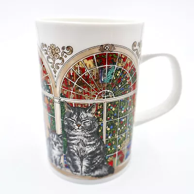 Buy Dunoon Christmas Cats Mug Cup 4 1/8  Bone China England Vintage • 28.37£