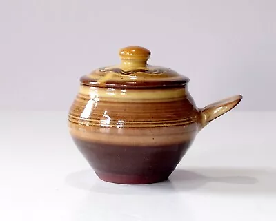 Buy CHARLES TUSTIN - Vintage Winchcombe Studio Pottery Slipware Soup Bowl And Cover • 9.99£