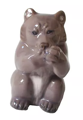 Buy Royal Copenhagen Bear Cub Eating 3014 - Made In Denmark • 24.99£