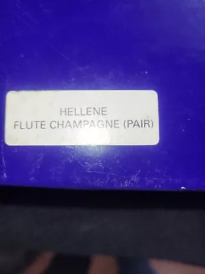 Buy Royal Doulton Finest Crystal Helene Champagne Flutes.  Pair • 25£