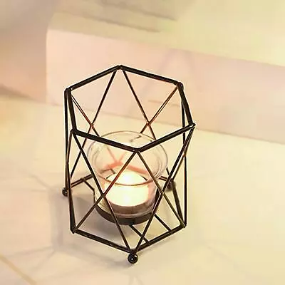 Buy Durable Glass Candle Holder Candlestick Tealight Candelabras For Living Room • 8.23£