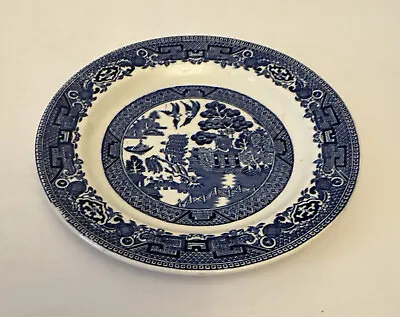 Buy 1920’s BLUE Willow Woods Ware, Wood & Sons ENGLAND, 6  Bread & Butter Plate *7G* • 12.48£