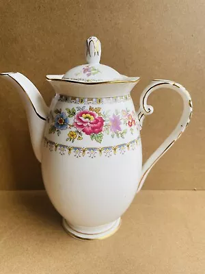 Buy Vintage Grafton Bone China Teapot Floral Malvern Pattern • 0.99£
