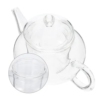 Buy  Transparent Teapot Pitcher Ounces Glass Infuser Blooming Woman Set Small • 12.73£