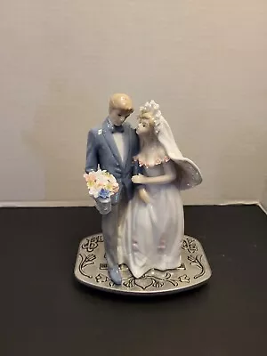 Buy Imitation Of Lladro Bride Groom Bouquet Statue Figure 8.25  Tall Beautiful • 7.57£