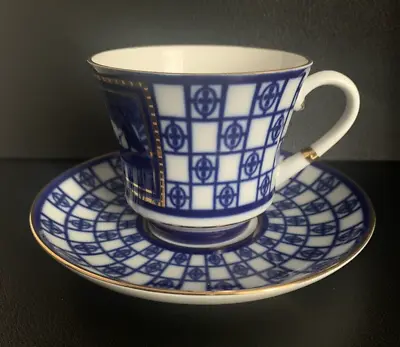 Buy Lomonosov Imperial Porcelain Teacup & Saucer #1744 St. Petersburg • 19.29£