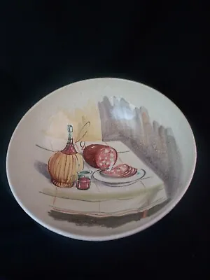 Buy Vintage Mid Century Italian Pottery Kitchen Bowl • 32£