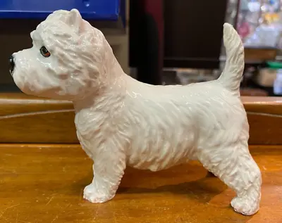 Buy Lovelt Rare John Beswick West Highland Terrier Porcelain Dog Figurine SU178 • 25£