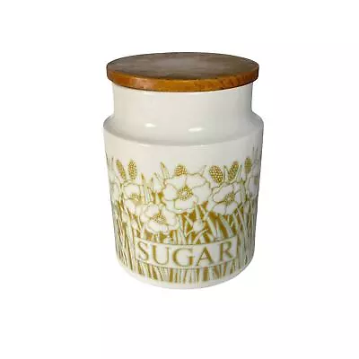 Buy Vintage Hornsea Pottery Sugar Storage Lidded Jar  Fleur  Design • 14.99£
