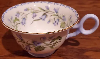 Buy RARE Vintage Shelley Fine China Footed Teacup Harebell Chester Gold Rim Tea Cup • 14.17£
