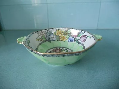 Buy Vintage 1950's Maling Lustre Ware Small Bowl Pot Dish Shell Handles - Springtime • 8.95£