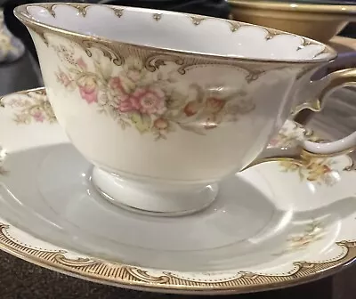 Buy Royal Embassy  LINCOLN  Porcelain ~~ Cup & Saucer~ 2 1/4  Tall • 18.81£