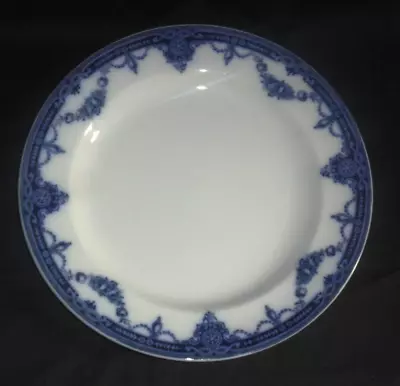 Buy Vintage Hancock And Sons Flow Blue Opaque China Belmont Dinner Plate 10  • 7.99£