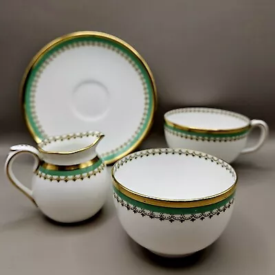 Buy Rare Mintons Green And Gold Tea Set For One • 45£