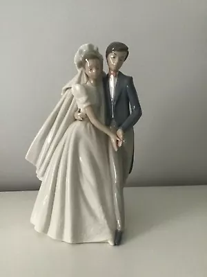 Buy Nao Lladro Bride & Groom “unforgettable Dance” Porcelain Figurine “discontinued” • 49.99£