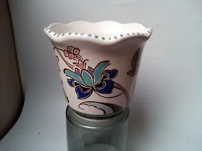 Buy Honiton Pottery Devon   Flower Pot 12.5  Cm • 9£