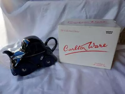Buy A Cartton Ware  Novelty  Black Morris Minor Car Teapot  Tea Pot Boxed 14 Cm Tall • 29.98£