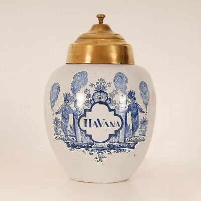 Buy Dutch Delft Vase Delftware The Claw Blue And White Jar Earthenware Pottery 19th • 1,366.47£