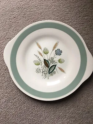 Buy Woods And Sons Clovelly Pattern Vintage 1950s Serving Cake Plate • 8.50£