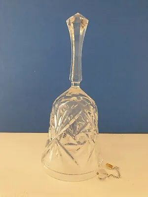 Buy Cut Glass Star Design Crystal Bell With Original Clapper • 7.50£