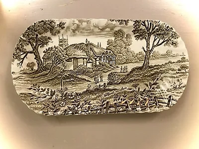 Buy Ridgway Staffordshire Shakespeare Country England Rectangle Serving Plate Dining • 8.47£