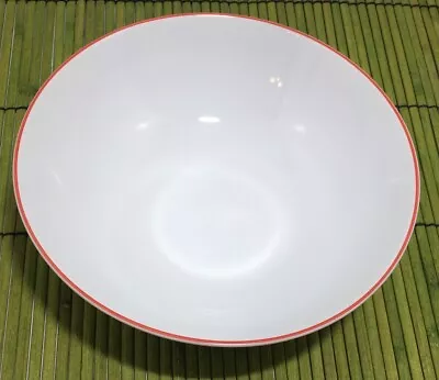 Buy Fitz And Floyd Gourmet Porcelain Red Band And Red Trim Coupe Soup Bowl Retired • 9.56£