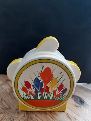 Buy CLARICE CLIFF   CROCUS   SUGAR BOWL  By  MOORLAND POTTERY-  MINT CONDITION • 24£