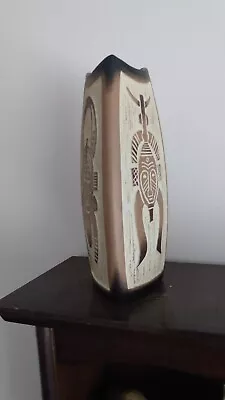 Buy Tribal Design Vase 22cm African Native American  • 13.25£