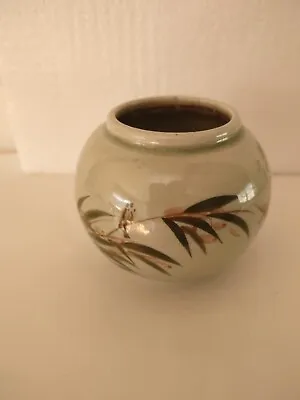 Buy Siam Celadon Wood Ash Glaze Pottery Bowl Hand Made In Thailand Birds 4  X 3.5  • 15.36£