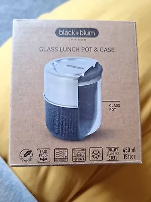 Buy BLACK + BLUM Eco Glass Lunch Pot & Case 450ml • 6.50£