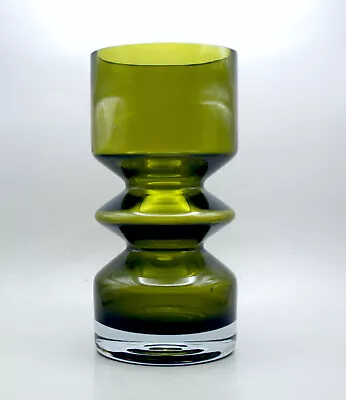 Buy LASI RIIHIMAKI Tamara Aladin C1960s Great Condition GREEN Cased Glass VASE • 20£