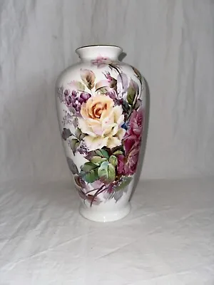 Buy VTG Noritake Toki Kaisha Hand Painted Artist Signed Bone China Floral Vase Mint • 180.18£