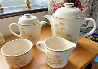 Buy Vintage Marks & Spencer Field Flowers Tableware 1980's - Tea Pot / Coffee Large • 9.99£