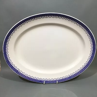 Buy Losolware “ Claremont “ Blue & White Meat Dish / Serving Platter Keeling & Co • 19.95£