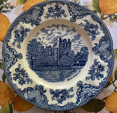 Buy Johnson Brothers British Castles Blarney 10  Plate Blue & White New With Tag • 19.17£