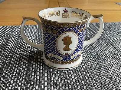 Buy Queen’s Golden Jubilee 2002 Fine China Loving Cup James Sadler 80mm High • 7.99£