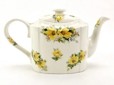 Buy Arthur Wood  Bouquet  Floral Teapot, Rectangular, Ear Handle, England ~ Repaired • 19.24£