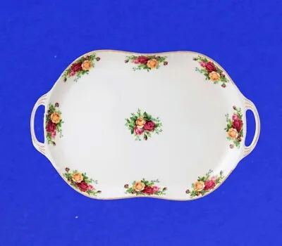 Buy BOXED Royal Albert Old Country Roses 48cm Handled Turkey Oval Serving Platter • 80£