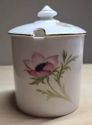 Buy Shelley Fine Bone China Anemone 14006 Preserve Jam Pot 1959 Mid-century Modern • 15£