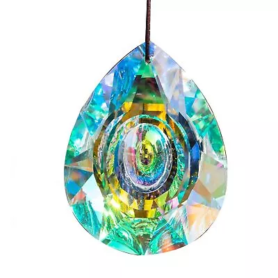 Buy Crystal Prism Window Hanging Glass Rainbow Sun Catcher 89mm AB Chandelier Lam... • 13.18£