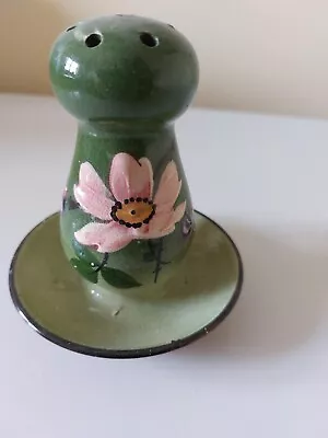 Buy Watcombe Torquay Flower Vase/pot?? - Green With Flower, Approx 12cm High - RARE  • 0.99£