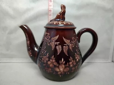 Buy 19th C. Vigornian Ware Rockingham Teapot Probably Wedgwood • 80£