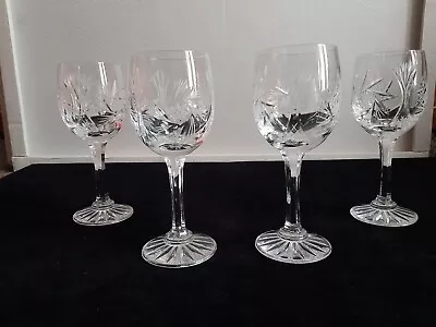 Buy Zaweircie Crystal Handcut Wine Glasses Pinwheel Design(253) • 40£